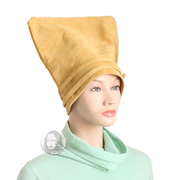 Bonnie Cashin for Sills Bag Hat Suede Leather Accessory Rare Vintage 60s Mod OS main image 8